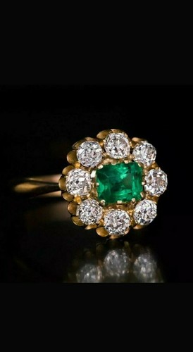 2ct simulé émeraude - Émeraude, &