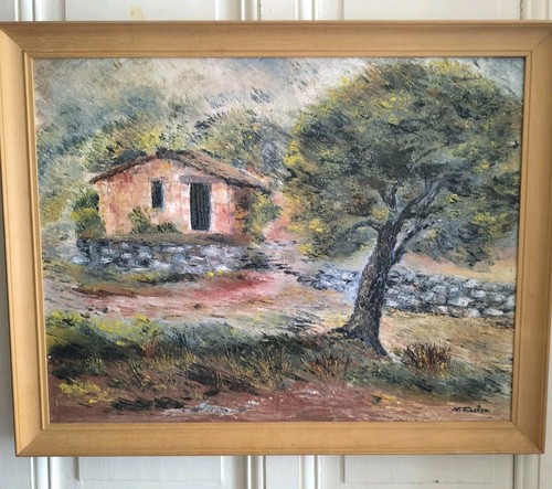 Tableau huile sur toile - tableau,