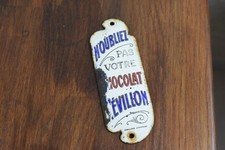 Ancienne plaque emaillée de propreté Cacao Revillon