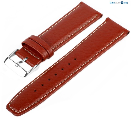 Bracelet cuir marron blanc - bracelet, en