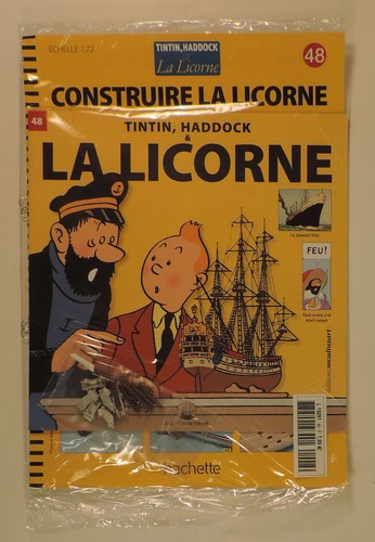 Tintin construire licorne - tintin,