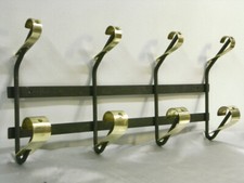 PORTE MANTEAU BRONZE FER FORGE