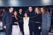 PHOTO de PRESSE Originale de Céline DION et "NOTRE DAME DE PARIS", 17,5 X 26 cm.