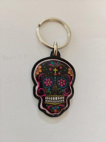 Porte clés métal - tête, de