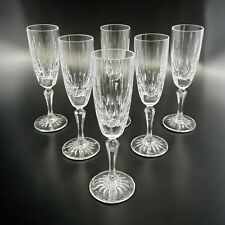 6 Flûtes à Champagne - Grand Duc – Cristal Taillé -  Artisanat de Lorraine