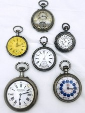 Lot 6 Montres Gousset