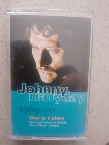 Johnny hallyday audio - k7,