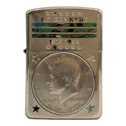Vintage zippo armor 2004 - vintage, jfk