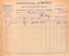 1957 PIECES DETACHEES