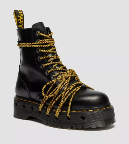 Bottes plateforme cuir - plateforme, en