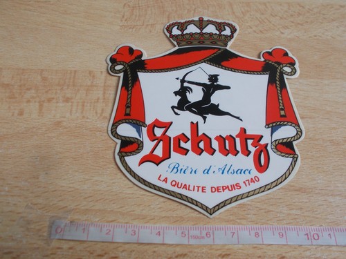 Autocollant bière schutz - autocollant,