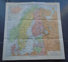 Carte danemark scandinavie - carte,