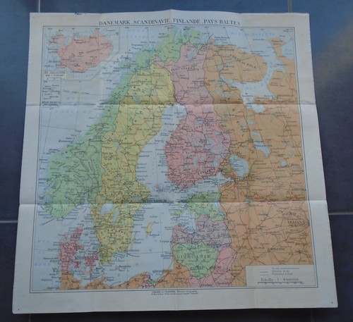 Carte danemark scandinavie - carte,