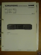Manuel De Service Grundig CD