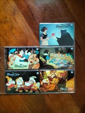 LOT DE 5 TELECARTES DESSIN ANIME BLANCHE NEIGE ET LES 7 NAINS WALT DISNEY