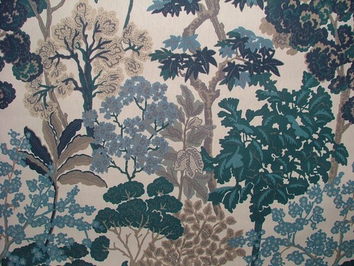 Tissu rideau roman - tissu, coton