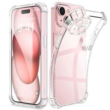 Coque iPhone 17 16 15 14 13 12 11 Transparente Souple Silicone  Antichoc