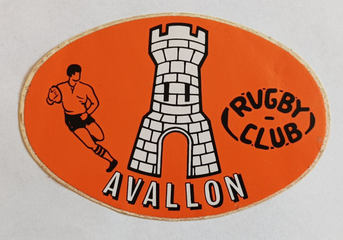 Ancien autocollant rugby club - ancien,