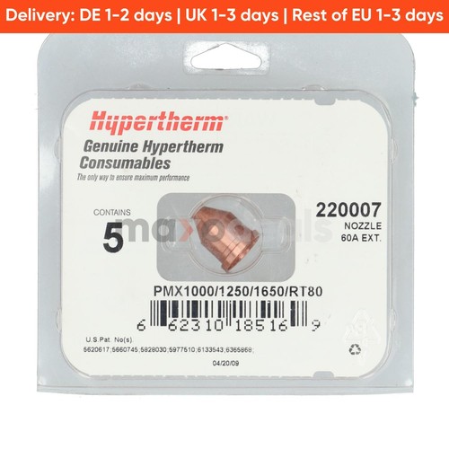 Hypertherm 220007 nozzle new - nozzle,