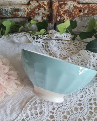Ancien bol grand mere - mere, bleu