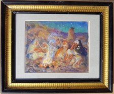 Etienne DINET - Gouache