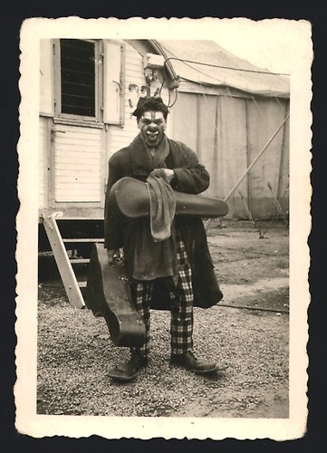 Photographie cirque clown en - photographie,