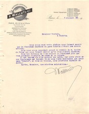 1903 MACHINES AGRICOLES R WALLUT A PARIS - M. TOUTAIN A CHABRIS