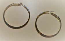 KAPPAHL Boucles d'oreilles créoles en métal NEUVES couleur doré