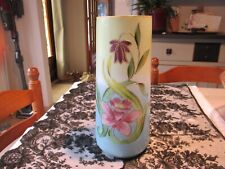 ancien vase en opaline motif