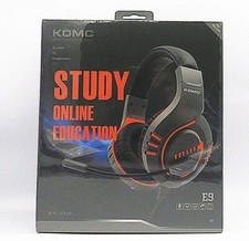 X Écouteurs Casque Jeux Komc E9 Avec Micro Jack 3,5mm Studio Jeu Pour PC Mar