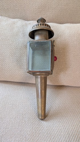 Ancienne lampe calèche en - de,