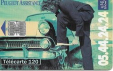 Télécarte PEUGEOT ASSISTANCE