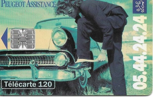 Télécarte peugeot assistance - peugeot,