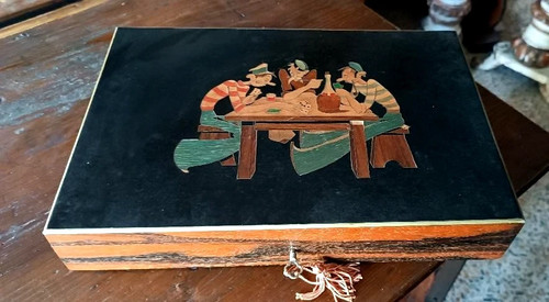 Coffret jeu bois - coffret,