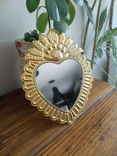 Miroir voto cœur - ex-voto, "cœur
