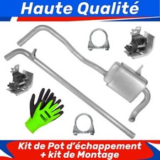 Kit de pot d'échappement pour Renault Megane 3 III 1.5 1.6 1.9 dCi (2008-2015)