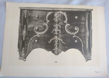 ANCIENNE BELLE GRAVURE 19 siècles MEUBLE COMMODE D ART époque  REGENCE