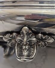 CHRISTOFLE grand chauffe-plat, dessous de plat Art Nouveau. 1900