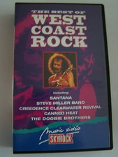 CASSETTE K7 VHS AUDIO VIDEO VINTAGE COLLECTOR . WEST COAST ROCK .RARE .