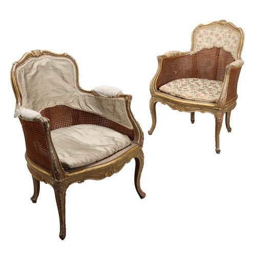 Paire fauteuils anciens en - paire,