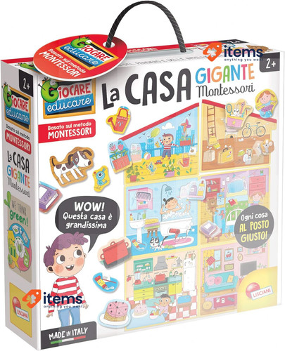 Lisciani montessori jeu géant - montessori,