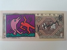 Billet original signé Keith