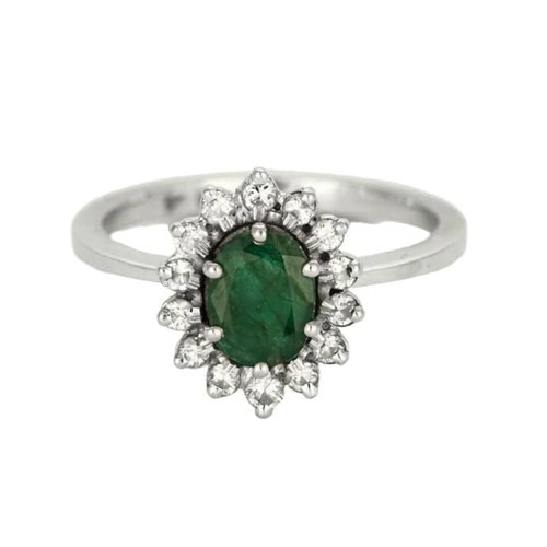 Bague marguerite blanc - marguerite, or