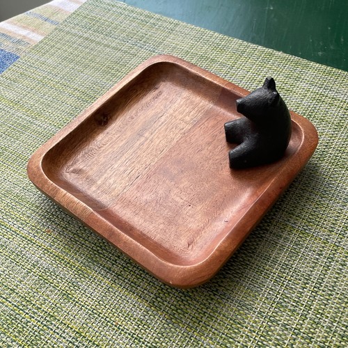 West elm square wood - elm, 5.5"