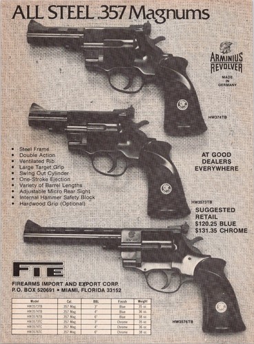 Arminius revolver 357 - arminius,