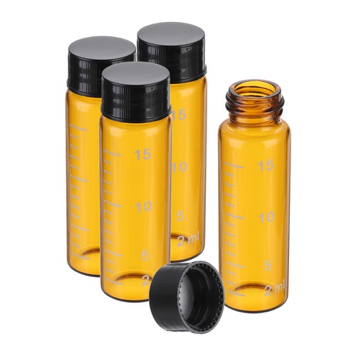 Fioles verre brun - fioles, en