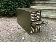 Ancien Armoire à fiches / Armoire à registres / Caisson à tiroirs Remington Rand