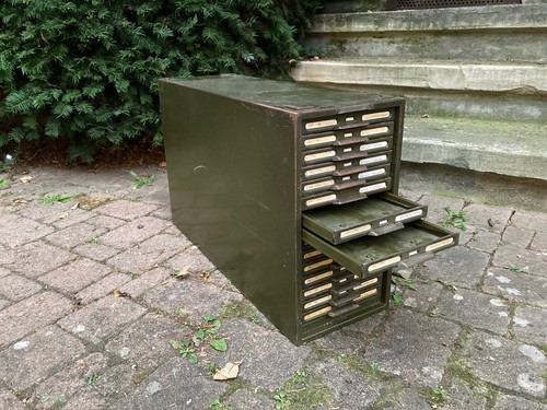 Ancien armoire fiches - armoire, /