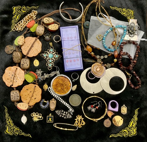 Lot bijoux anciens vintage - lot,