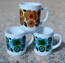 3 Mugs Arcopal Lotus Fleurs